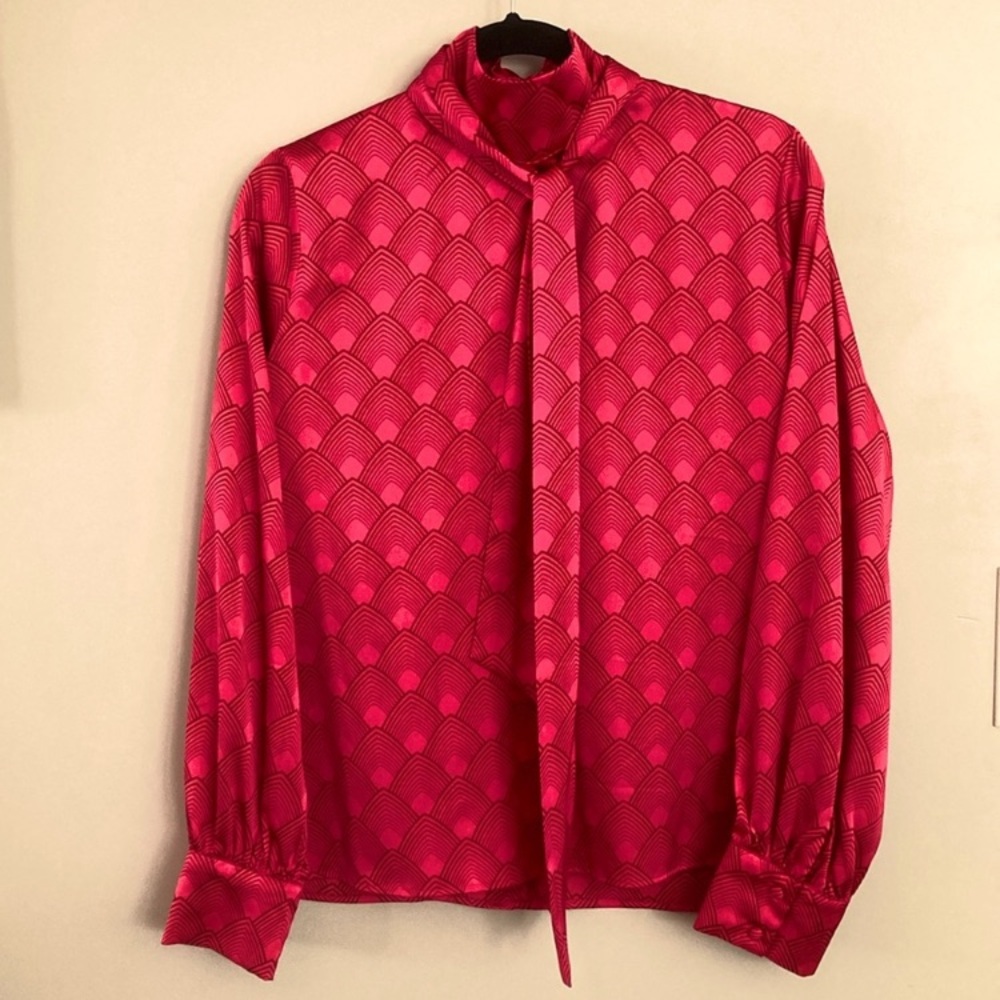 Worthington Blouse Raspberry Pink
